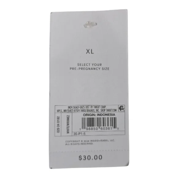 NWT Ingrid & Isabel White Wide Leg Pants - Picture 2 of 2